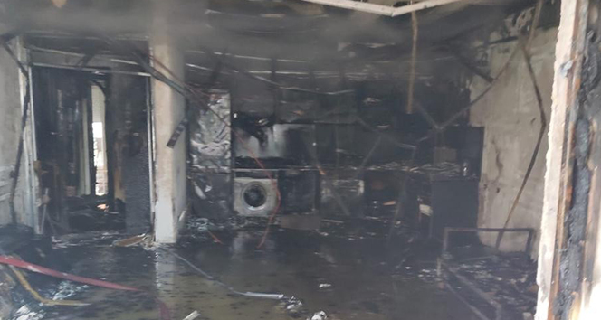 Antalya'da rezidans yangını