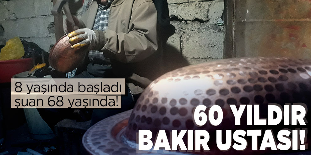 Kahramanmaraşlı usta 8 yaşında başladı şuan 68 yaşında!