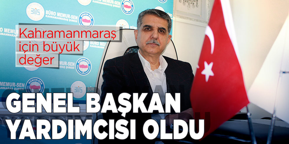 Küçükdevlet, Genel Başkan yardımcısı oldu