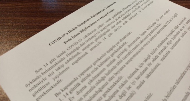 14 gün kuralına taahhütname