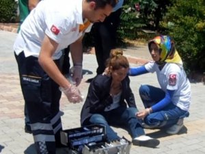 BEKÇİNİN DİKKATİ ŞEHİT EŞİNİN İNTİHARINI ÖNLEDİ