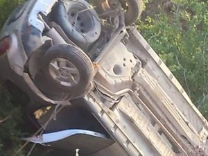 EKİNÖZÜ'NDE KAZA: 2 YARALI