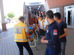 İNŞAATTAN DÜŞEN İŞÇİ YARALANDI