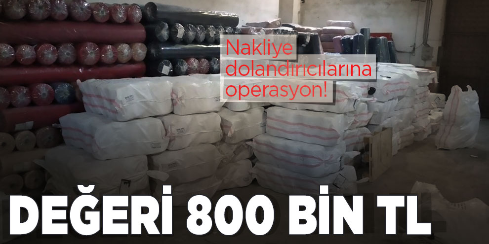 Nakliye dolandırıcılarına operasyon! 1 gözaltı