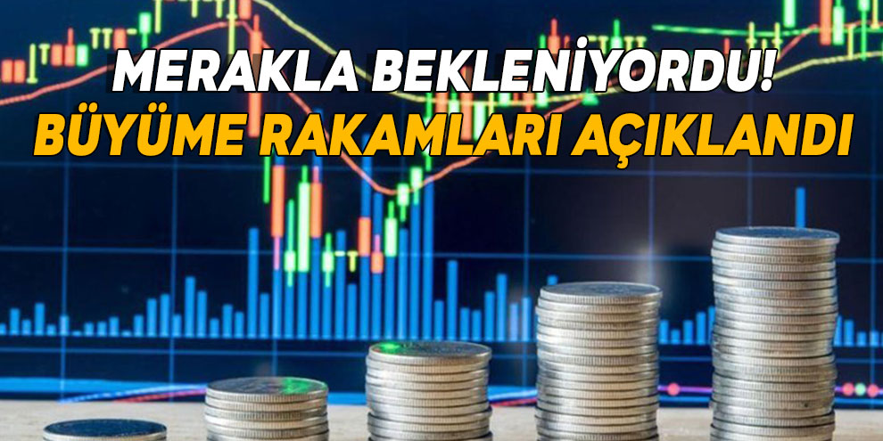 Merakla bekleniyordu! Büyüm rakamları açıklandı