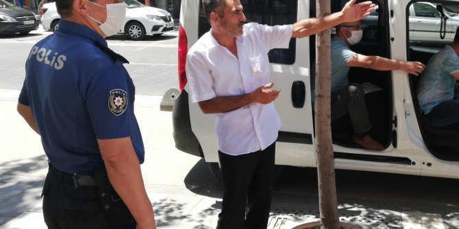 Kahramanmaraş'ta maskeyi aracında bıraktı, 900 lira ceza yedi!