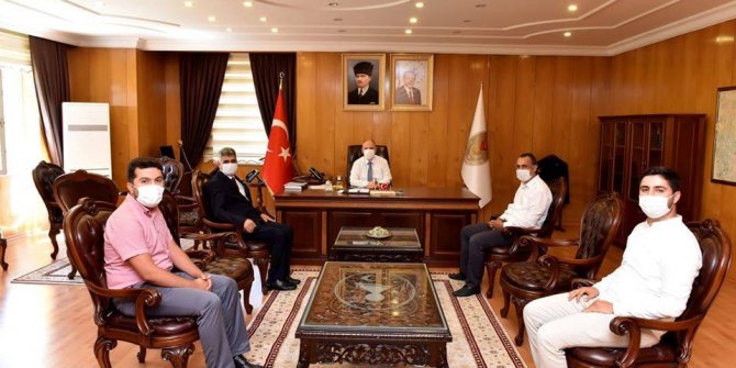 Vali Coşkun'a ziyaretler sürüyor