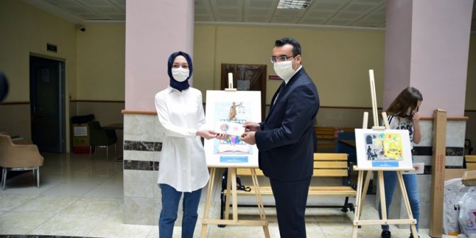 “Adalet” temalı resim yarışmasının ödülleri sahiplerini buldu