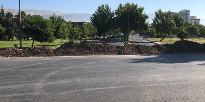 Arsan kavşağında güzergah değişikliği