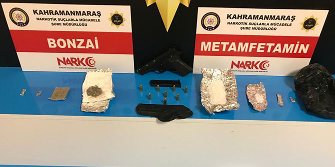Kahramanmaraş’ta uyuşturucu operasyonu