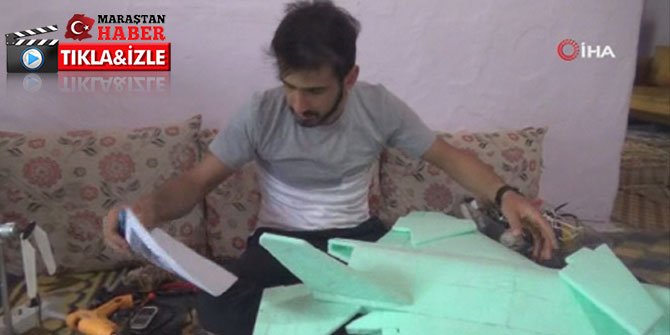 Maket uçağını uçurmak için motor desteği bekliyor