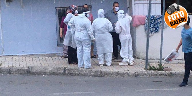 Kahramanmaraş'ta bir ev karantinaya alındı
