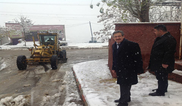 KAHRAMANMARAŞ MERKEZE, YILIN İLK KARI YAĞDI