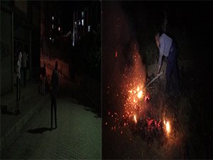 SOKAKLARI SAVAŞ ALANINA ÇEVİRDİLER