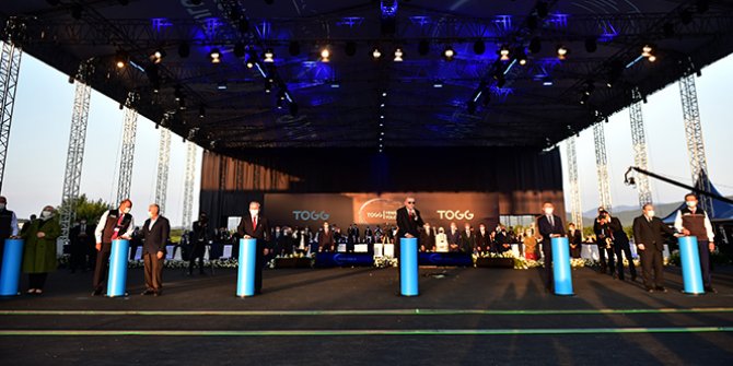 Türkiye için tarihi gün, TOGG'un temeli atıldı