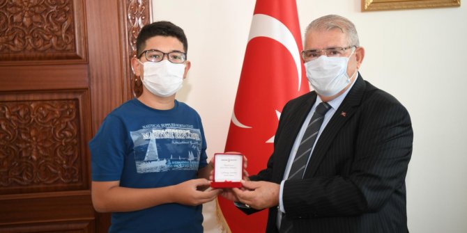 Başkan Mahçiçek, LGS Birincisini Ağırladı