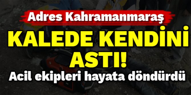 Kahramanmaraş’ta İntihar Girişimi