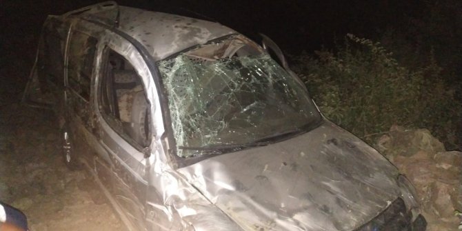 Kahramanmaraş'ta feci kaza: uçuruma yuvarlandılar: 1 ölü 5 yaralı