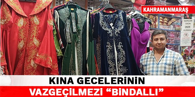 Kına gecelerinin vazgeçilmez kıyafeti “bindallı”