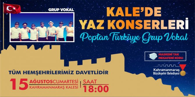 Kale’de Yaz Konserleri Devam Ediyor