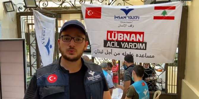 İnsan Vakfı'ndan Lübnan'da acil yardım çalışması