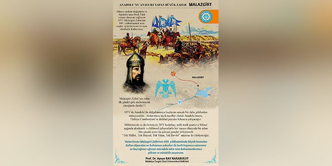 Rektör Karabulut’tan Malazgirt Zaferi’nin 949. Yıldönümü Mesajı