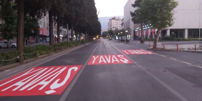 KMBB yol çizgi çalışmalarına devam ediyor