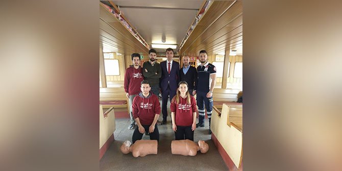 Hem havada hem de karada ilk yardım eğitimi