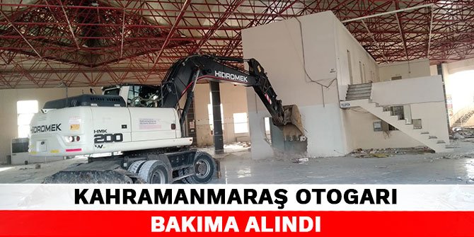 Kahramanmaraş Otogarı bakıma alındı