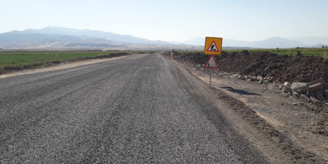 Önsen Yolu’nda trafik levha çalışmaları