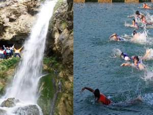 KENDİLERİNİ ŞELALE'YE SAVRUK'TULAR