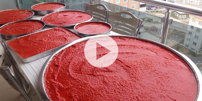 Kahramanmaraş’ta salça telaşı başladı