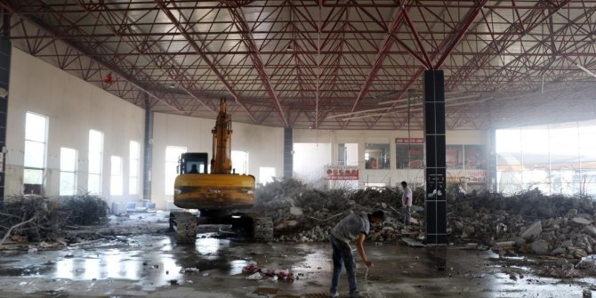 Kahramanmaraş Otogarında yenileme çalışmaları devam ediyor