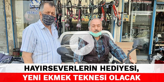 Kahramanmaraş'taki hayırseverlerin hediyesi, yeni ekmek teknesi olacak