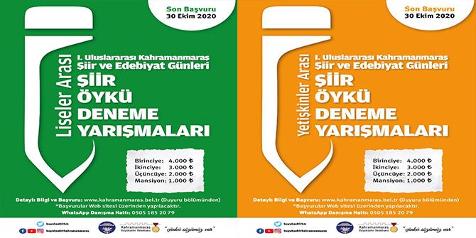 Kahramanmaraş Şiir ve Edebiyat Günlerine hazırlanıyor