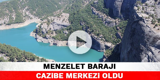 Kahramanmaraş'taki Menzelet Barajı cazibe merkezi oldu