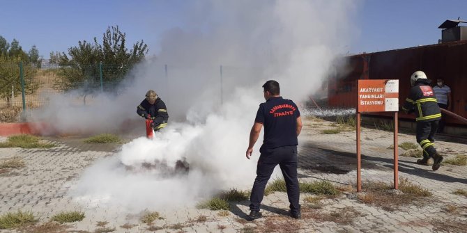 Kahramanmaraş'ta 21 gönüllü itfaiyeciye eğitim verildi