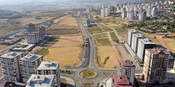 Kahramanmaraş'taki o bulvarda asfalt başladı