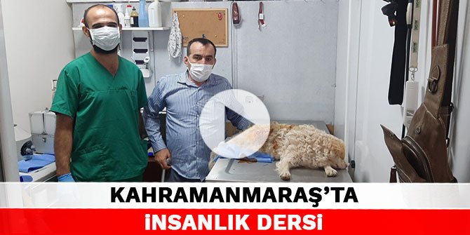 Kahramanmaraş’ta insanlık dersi
