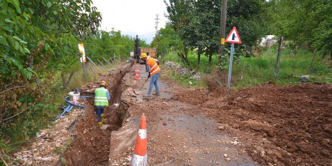 Tekir mahallesinde içme suyu çalışmaları tamamlandı