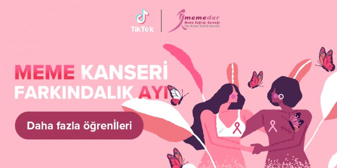 ​TikTok, Meme Kanseri Farkındalık Ayı için MEMEDER ile pespembe