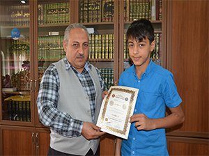 7 HAFIZA, BELGELERİ TÖRENLE VERİLDİ