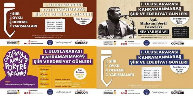 Uluslararası Kahramanmaraş Şiir ve Edebiyat Günleri’ne büyük ilgi