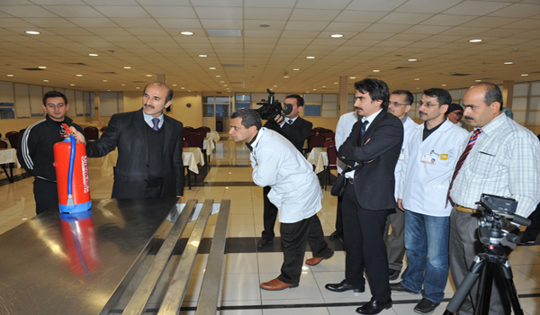 AĞIZ VE DİŞ SAĞLIĞI HASTANESİNDE YANGIN EĞİTİMİ