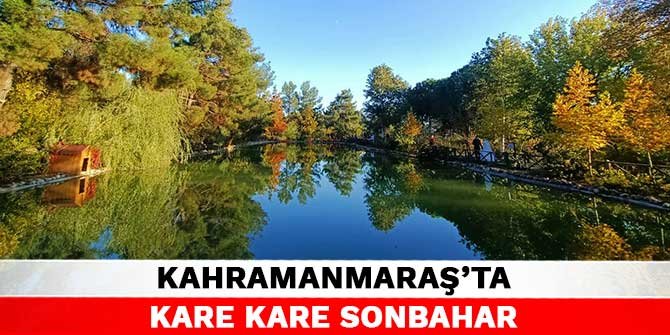 Kahramanmaraş’ta kare kare sonbahar