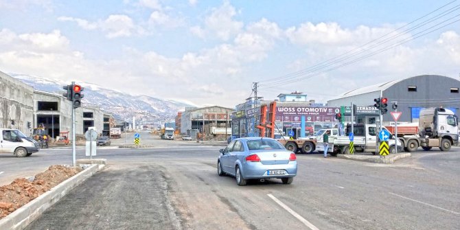 Kahramanmaraş'ta sanayi kavşak düzenlemesi tamamlandı