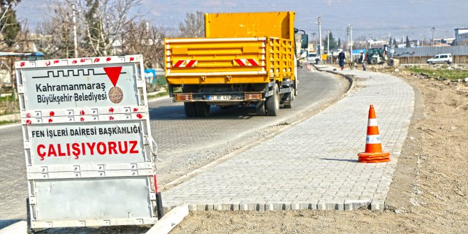 Kahramanmaraş'ta yaya ulaşımı güvenli hale getiriliyor