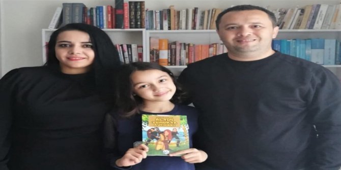 9 yaşındaki Ebrar, pandemi döneminde kitap yazdı