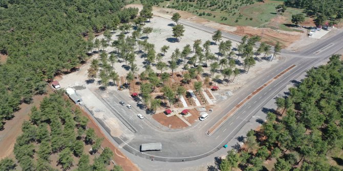 Kapıçam Şehir Mezarlığı'nda ilk etap tamam