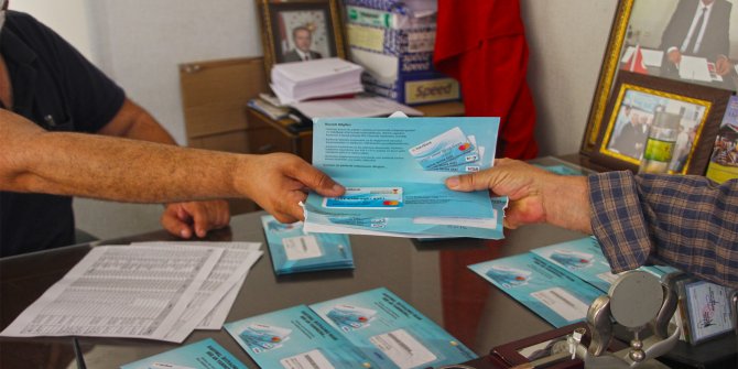 Kahramanmaraş'ta örnek projede kart dağıtımı sürüyor